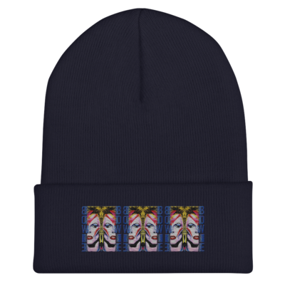 Cuffed Beanie - Bow Down To Bowie