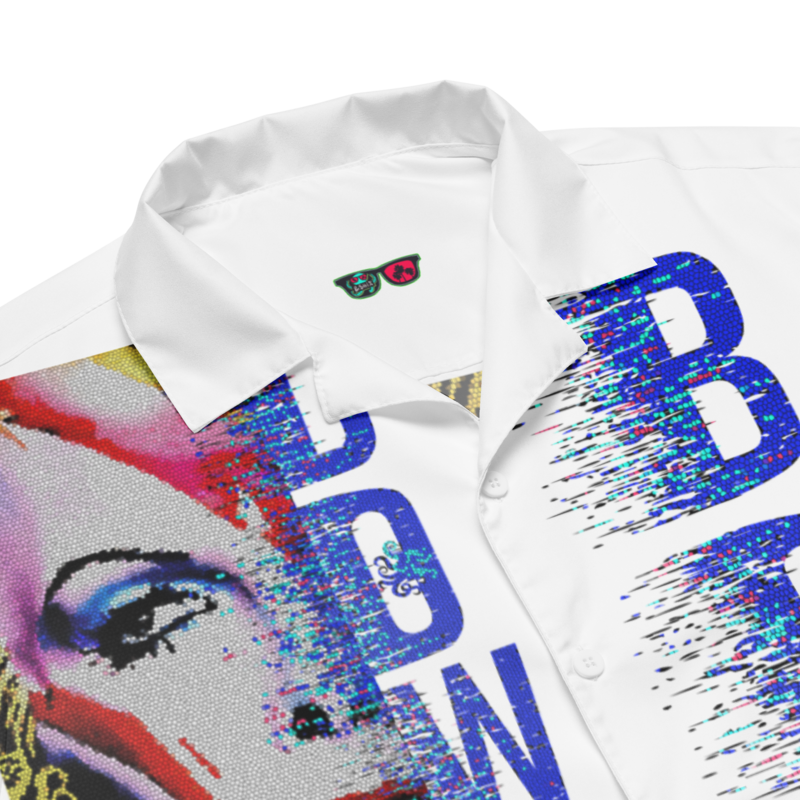 Unisex button shirt - Bow Down To Bowie