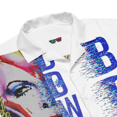 Unisex button shirt - Bow Down To Bowie