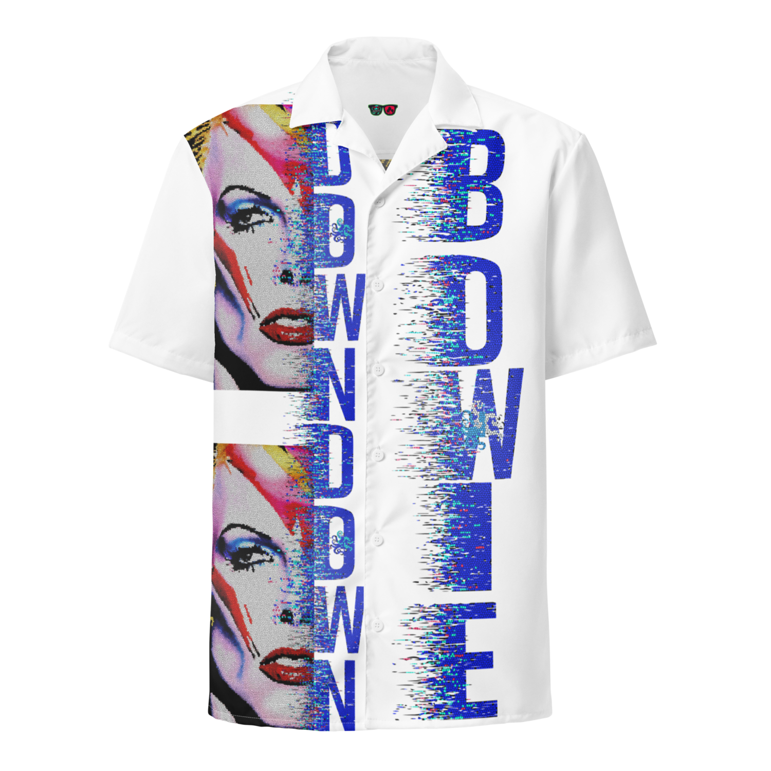 Unisex button shirt - Bow Down To Bowie