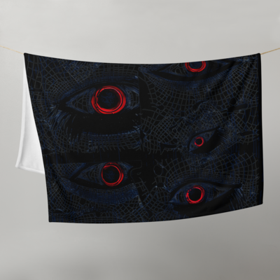 Throw Blanket - Red Eyes