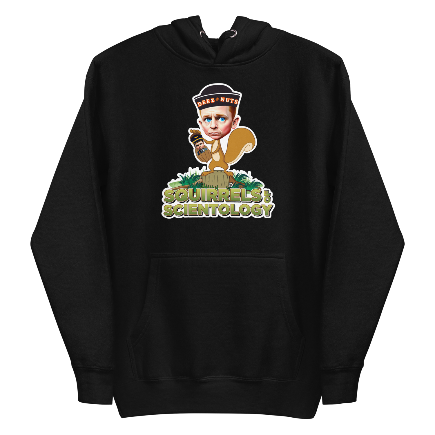 Unisex Hoodie - Squirrels Of Scientology - Deez Nuts