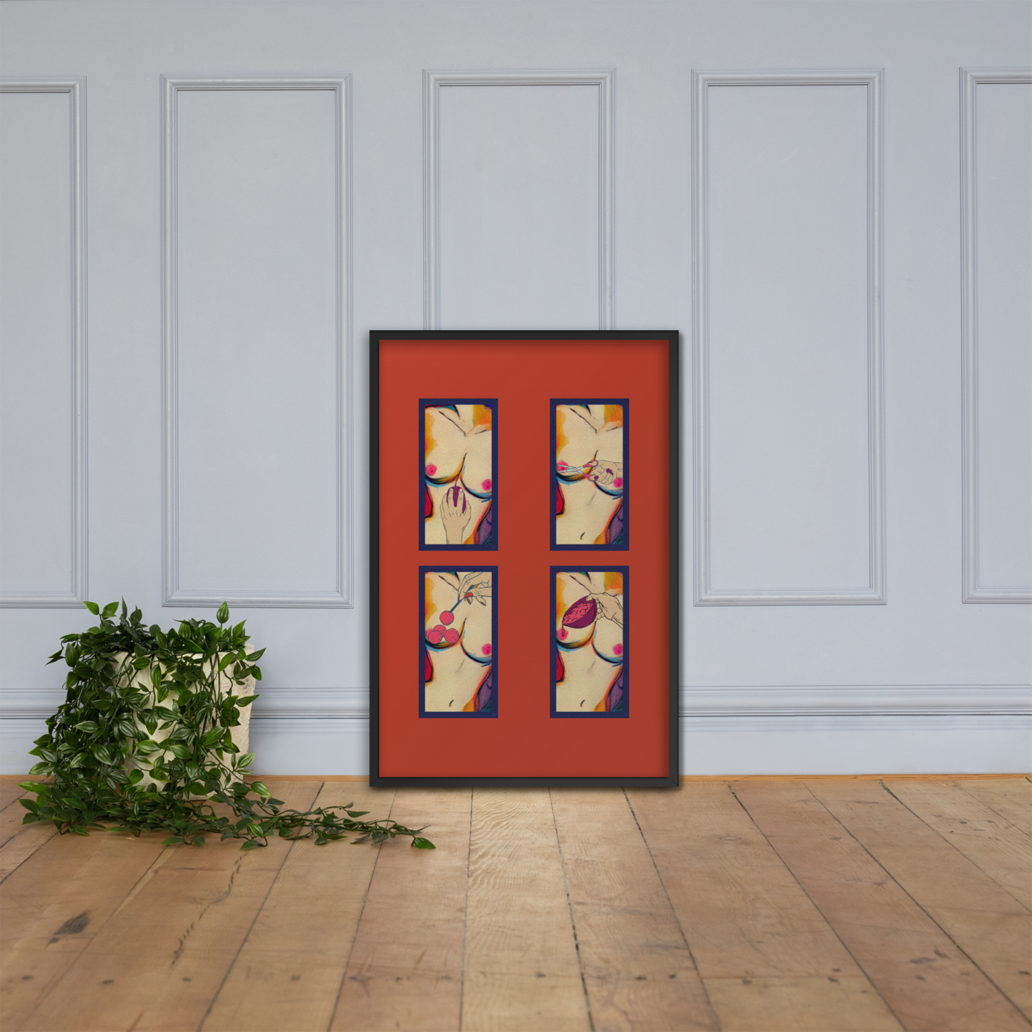 Framed Wall Art - Nip Slip, Snip and Dip!