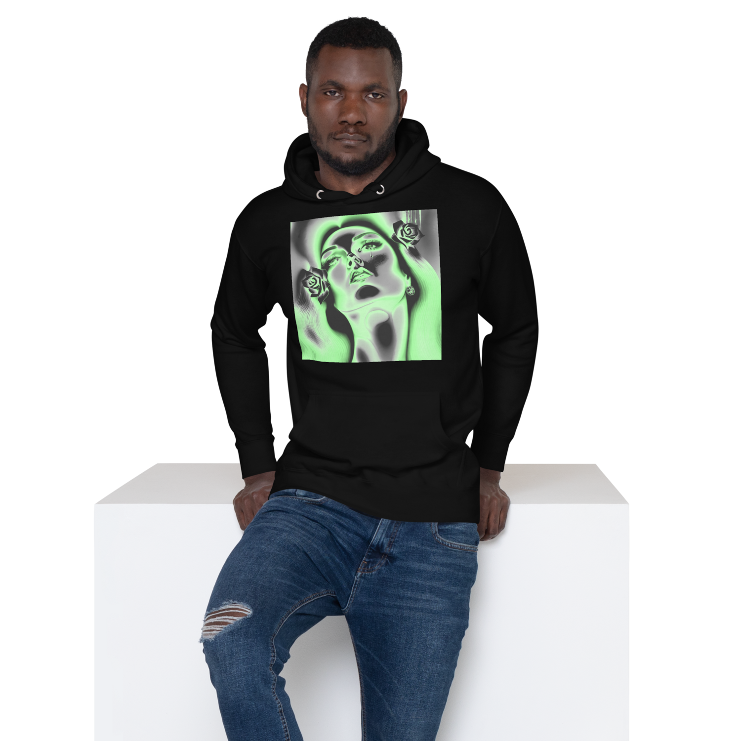 Unisex Hoodie - Words Hurt Holographic