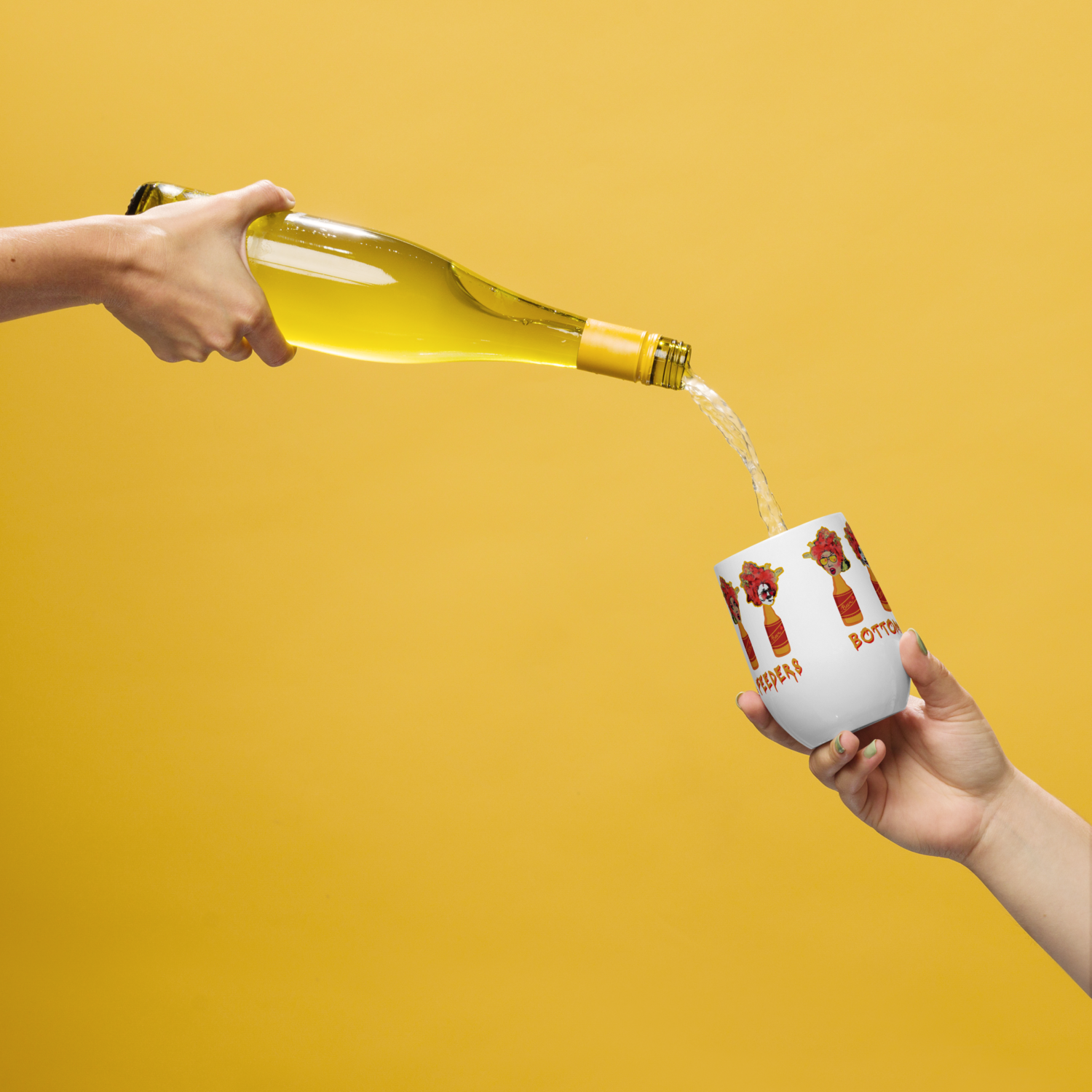 Wine tumbler - Bottom Feeders