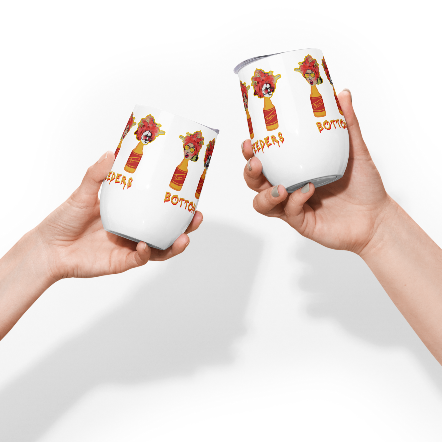 Wine tumbler - Bottom Feeders