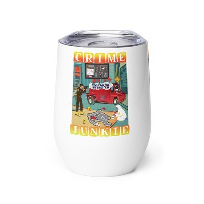 Wine tumbler - True Crime Junkie