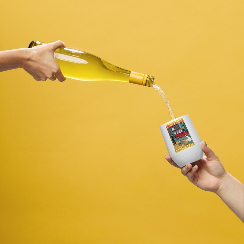 Wine tumbler - True Crime Junkie