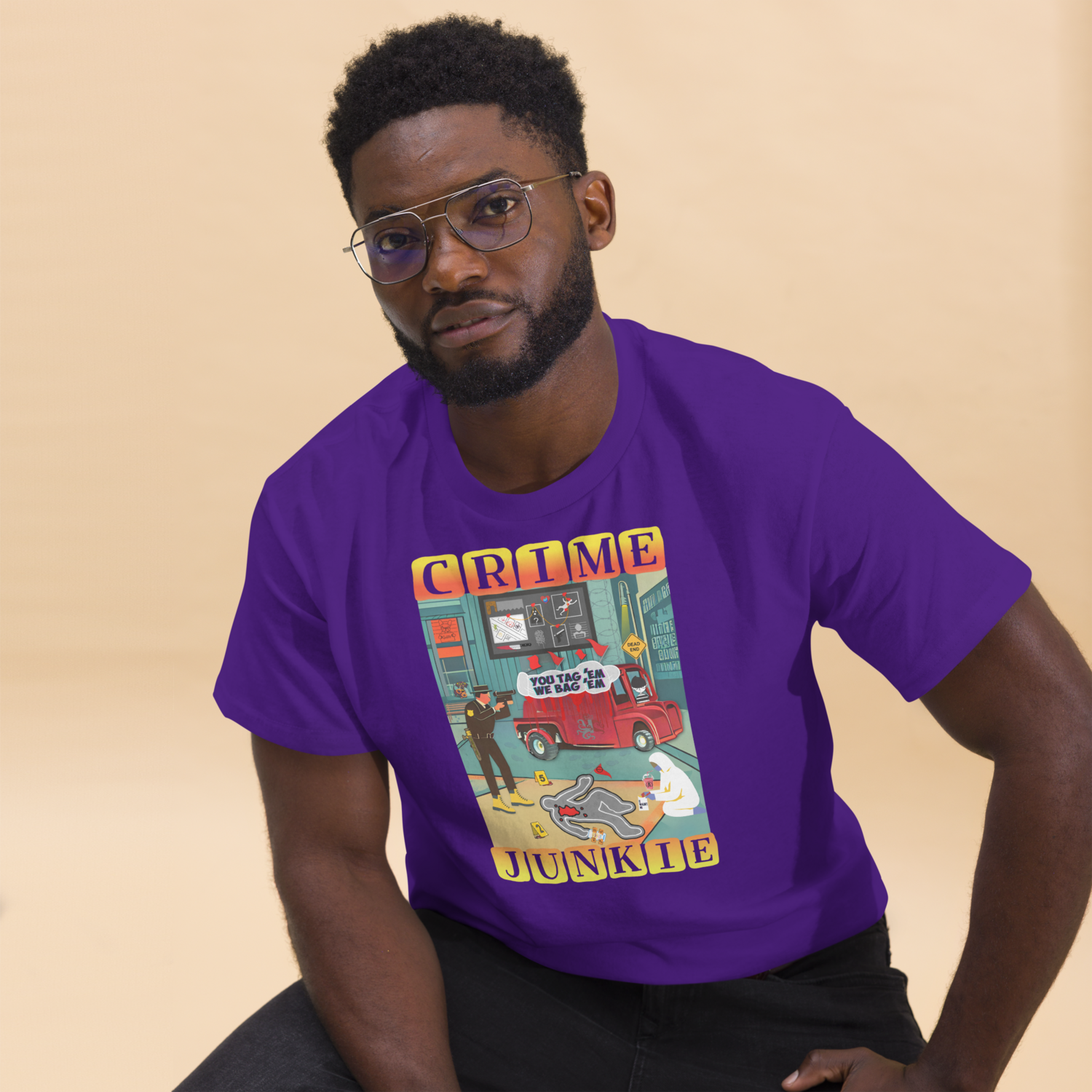 Unisex classic tee - True Crime Junkie