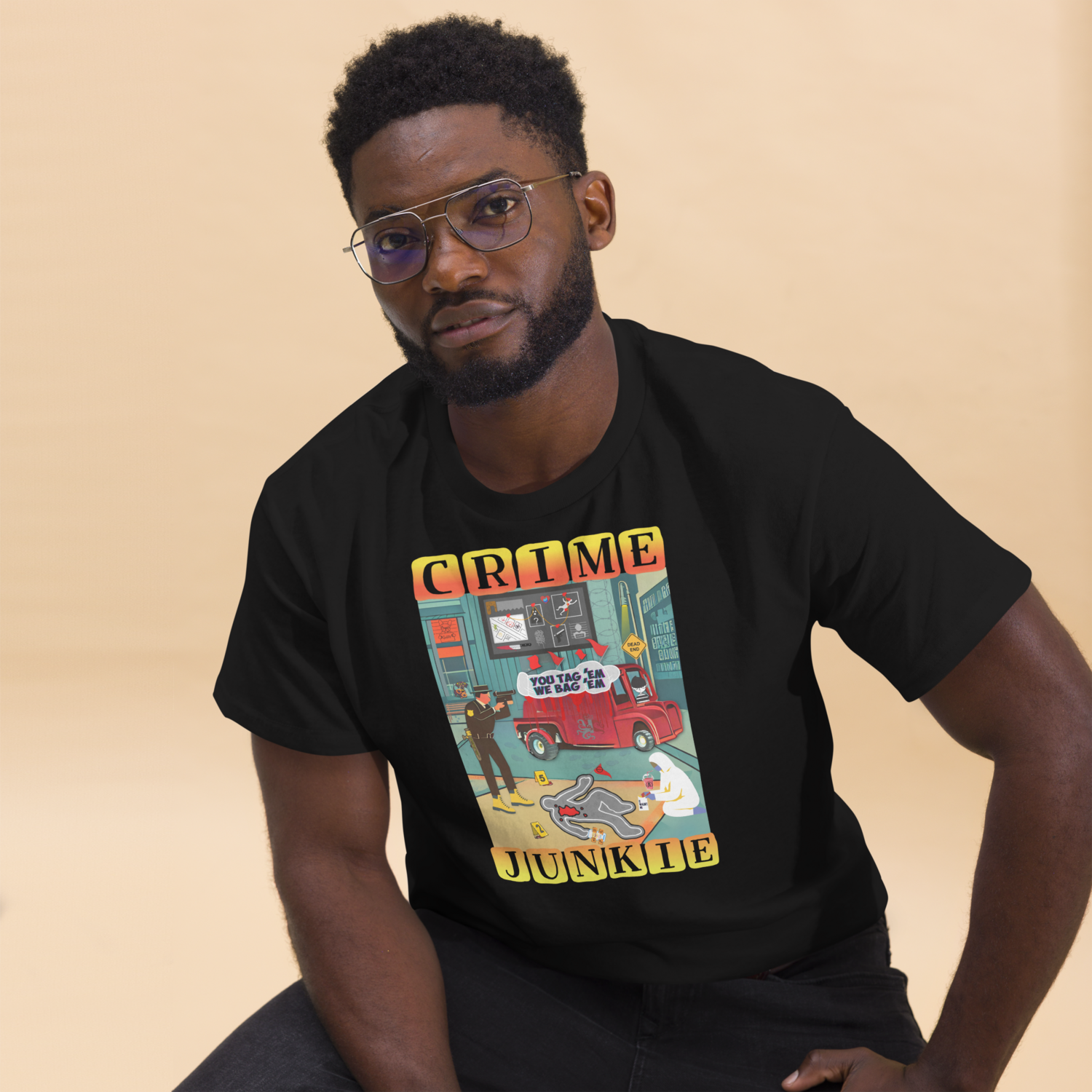 Unisex classic tee - True Crime Junkie