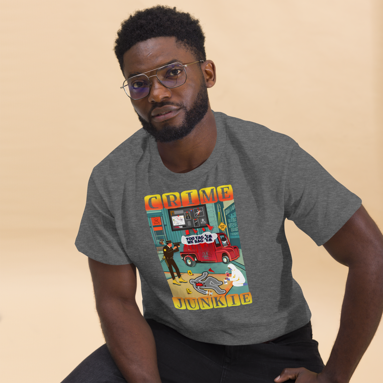 Unisex classic tee - True Crime Junkie