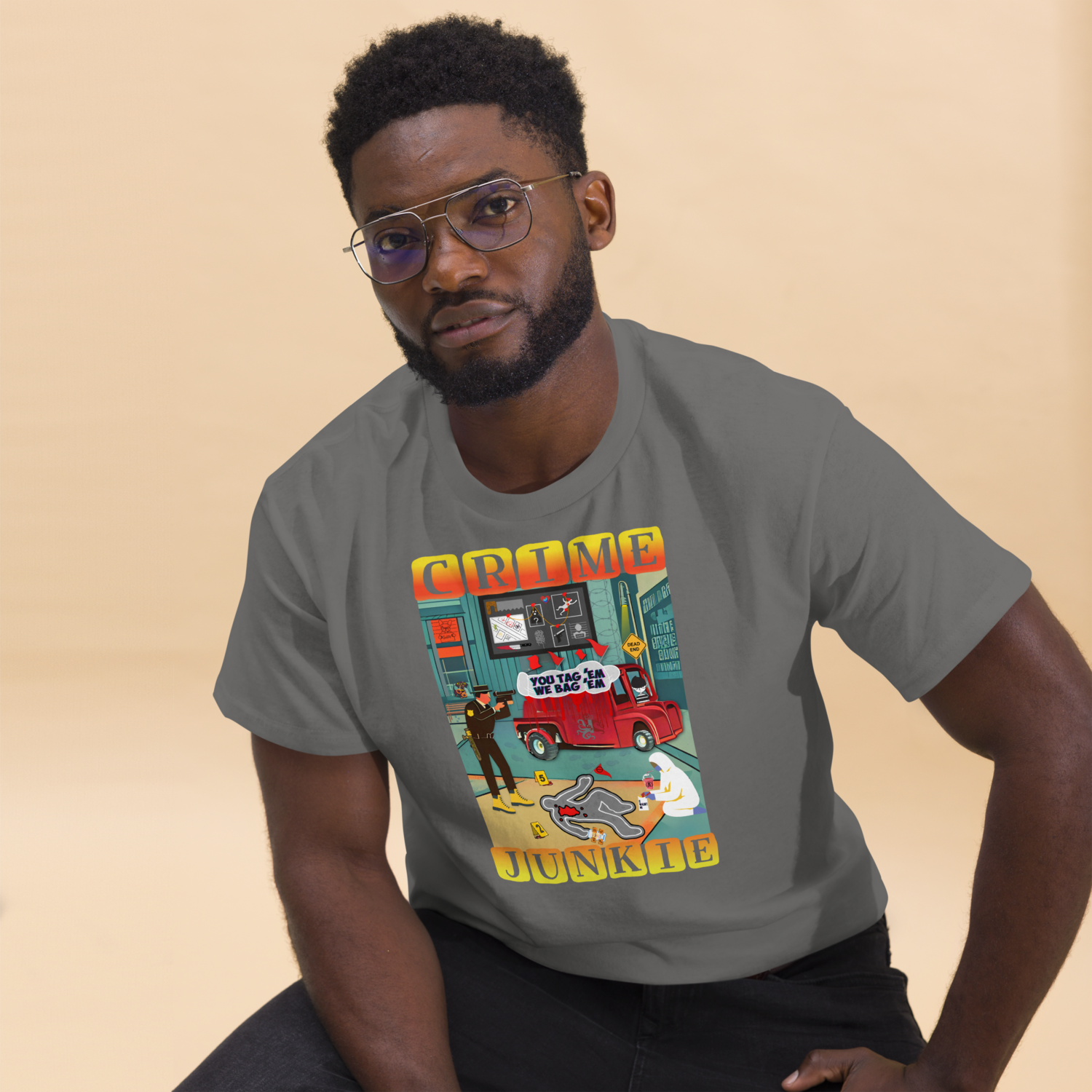 Unisex classic tee - True Crime Junkie