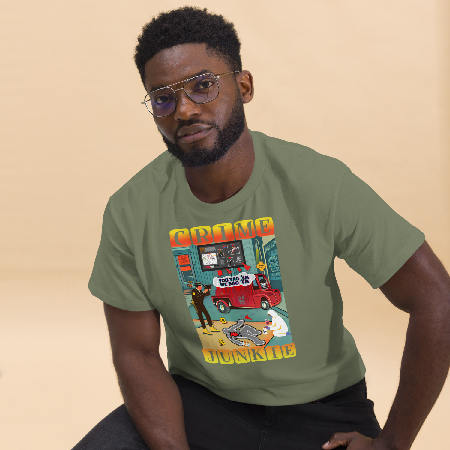 Unisex classic tee - True Crime Junkie