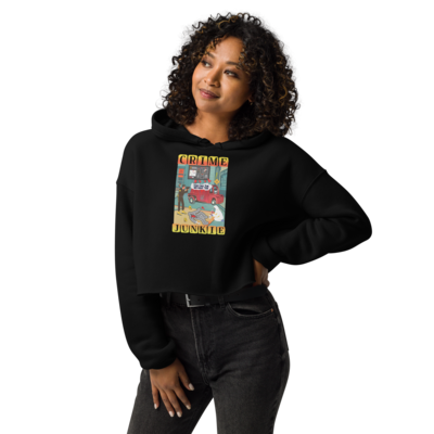 Crop Hoodie - True Crime Junkie