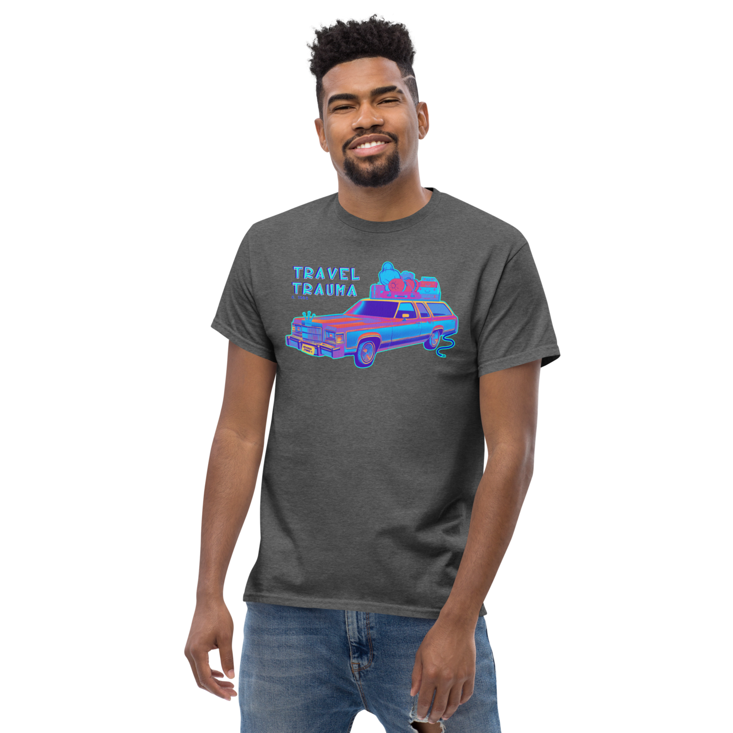 Unisex classic tee - Travel Trauma - Road Trip