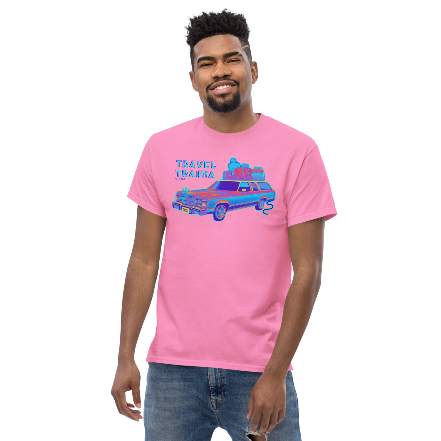 Unisex classic tee - Travel Trauma - Road Trip
