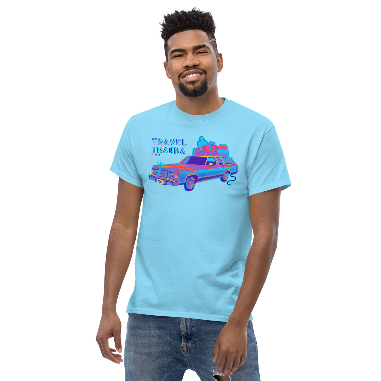Unisex classic tee - Travel Trauma - Road Trip