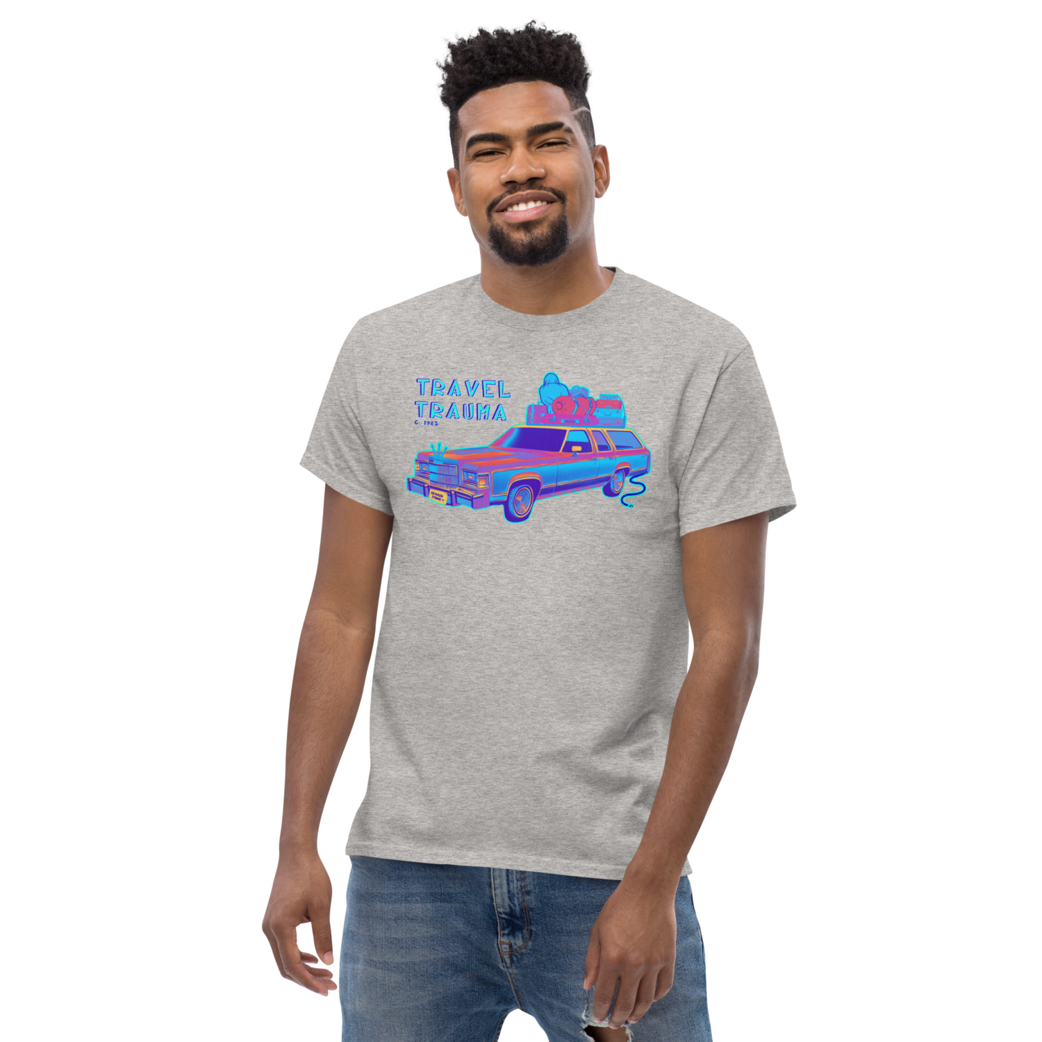 Unisex classic tee - Travel Trauma - Road Trip
