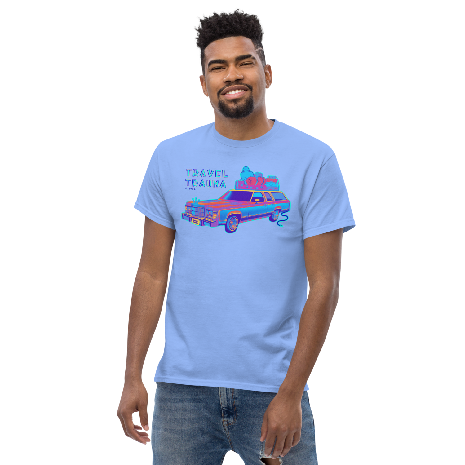 Unisex classic tee - Travel Trauma - Road Trip