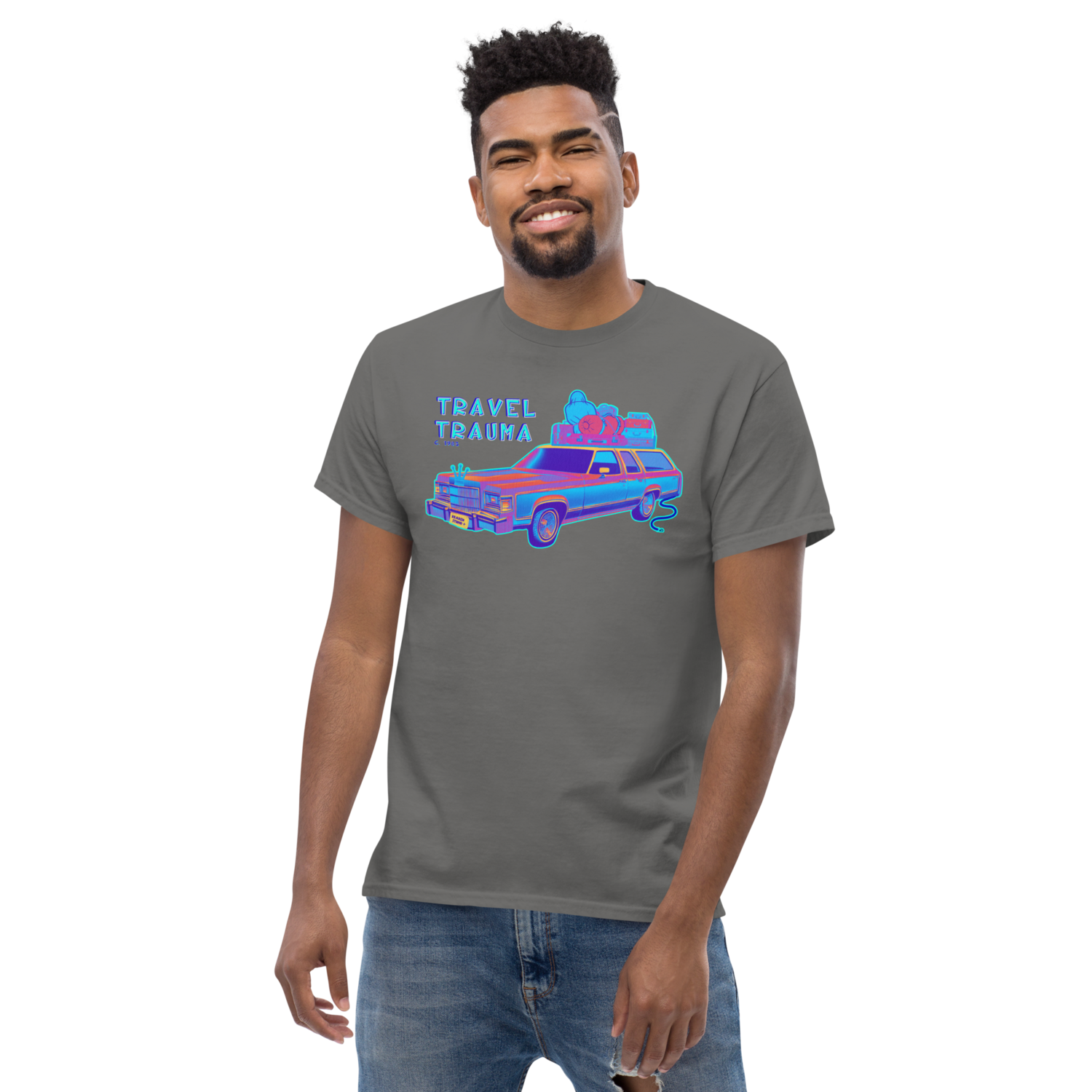 Unisex classic tee - Travel Trauma - Road Trip