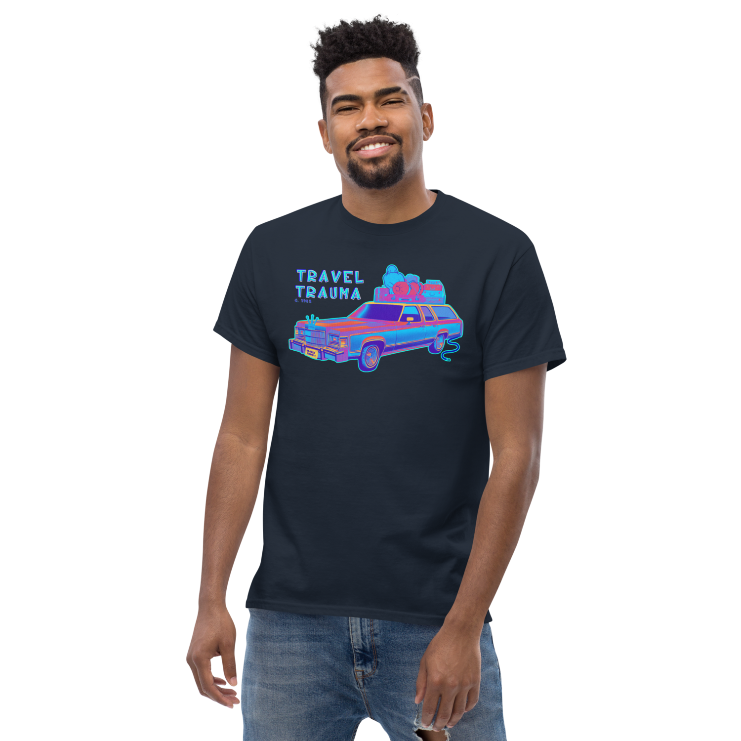 Unisex classic tee - Travel Trauma - Road Trip
