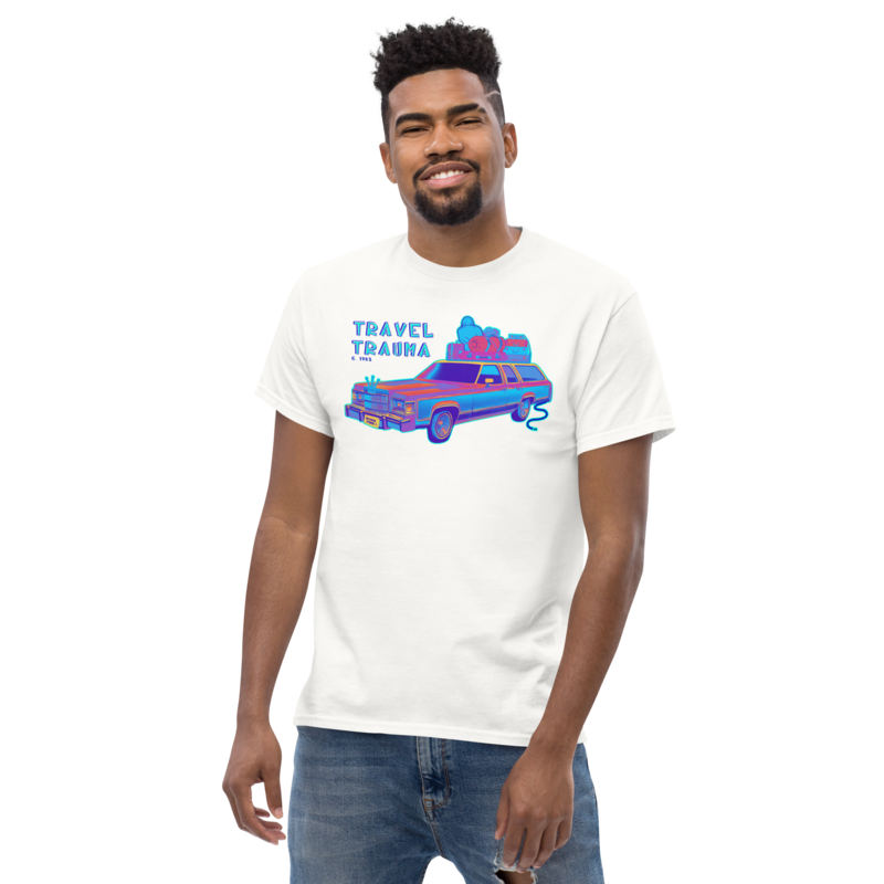 Unisex classic tee - Travel Trauma - Road Trip
