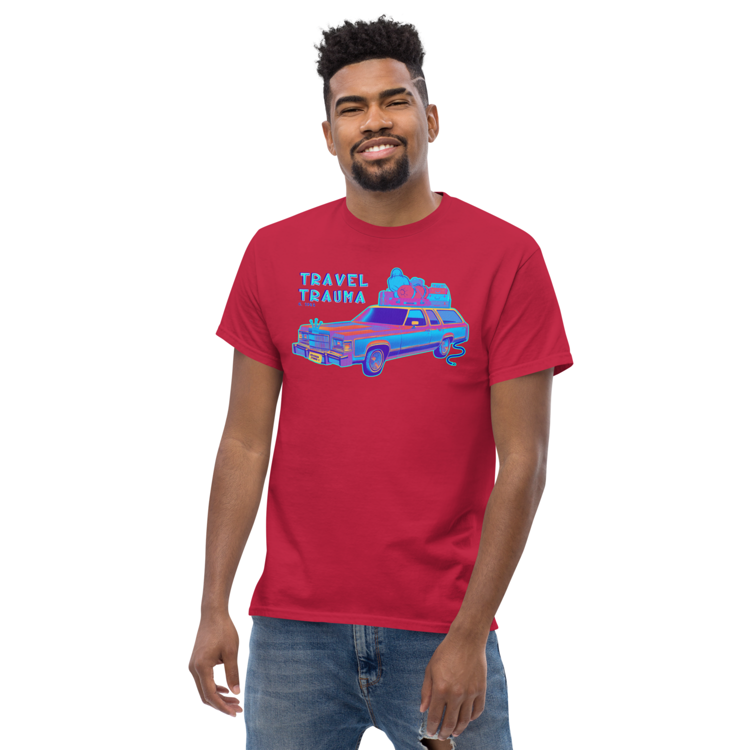 Unisex classic tee - Travel Trauma - Road Trip