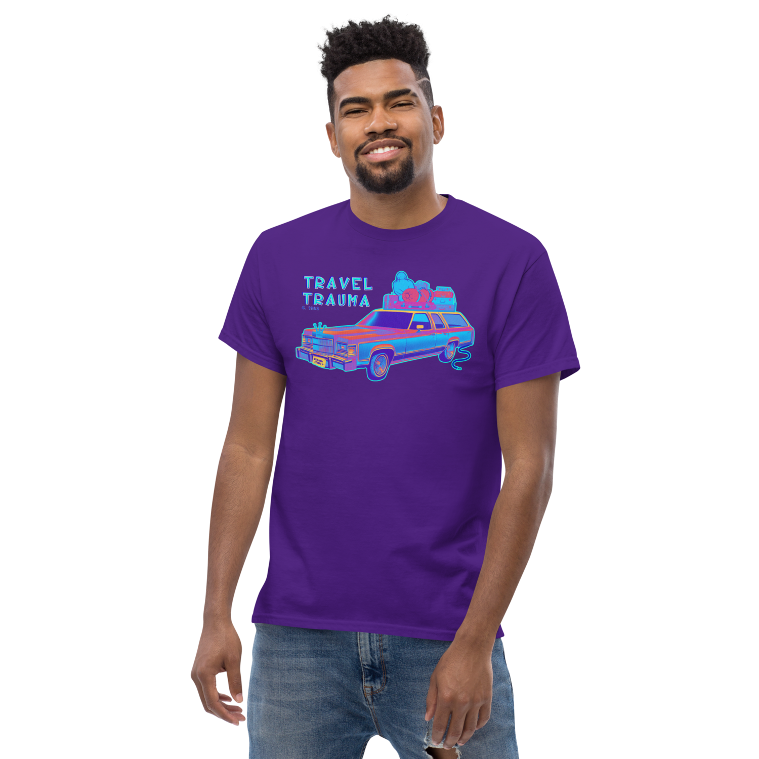 Unisex classic tee - Travel Trauma - Road Trip