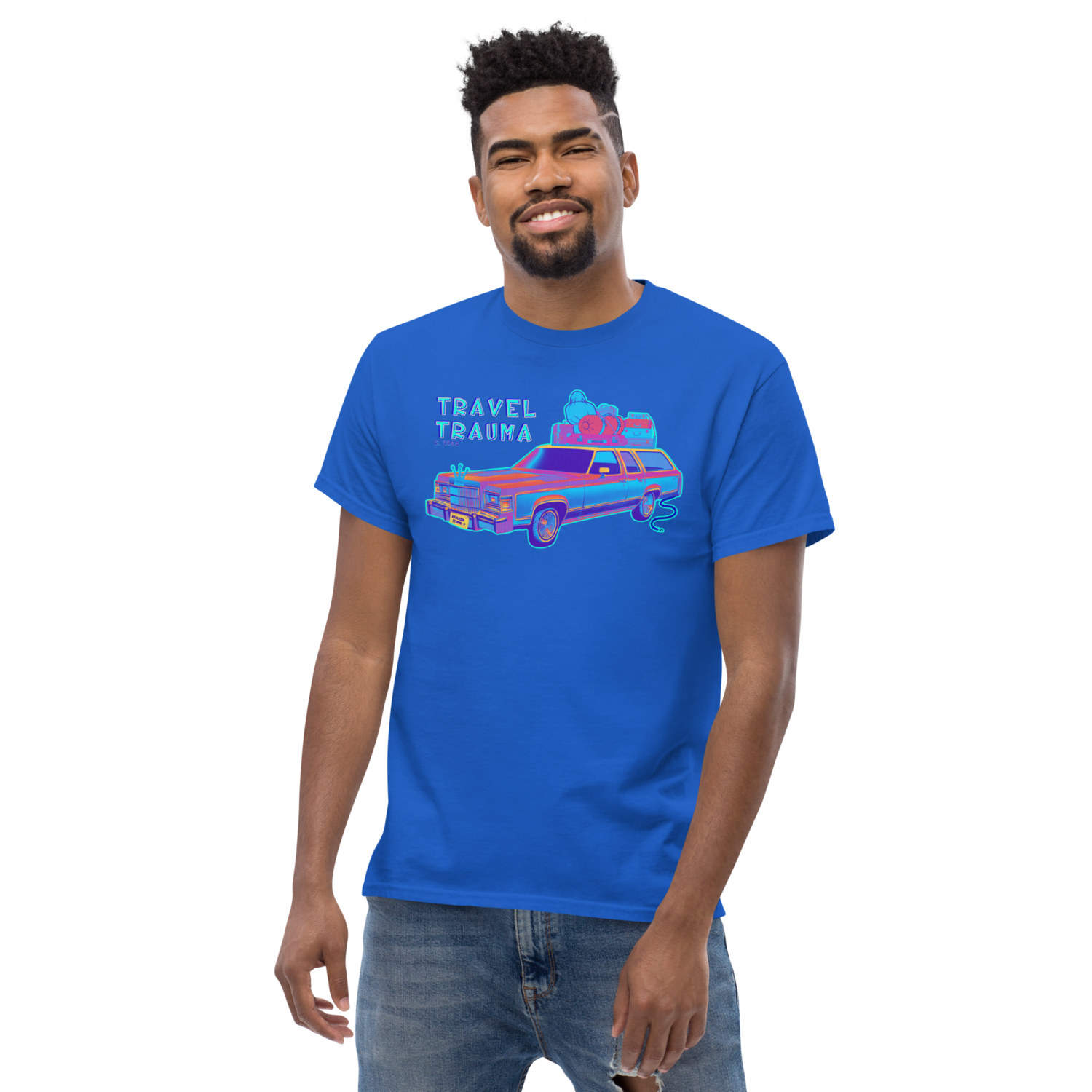 Unisex classic tee - Travel Trauma - Road Trip