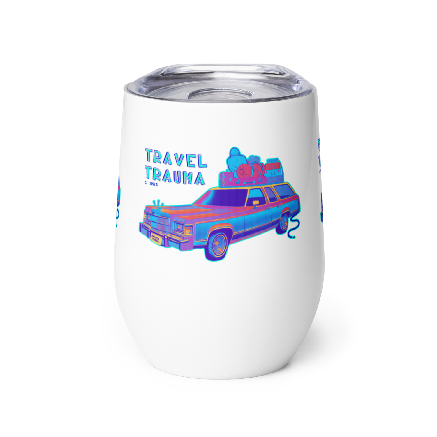 Wine tumbler - Travel Tumbler - Road Trip