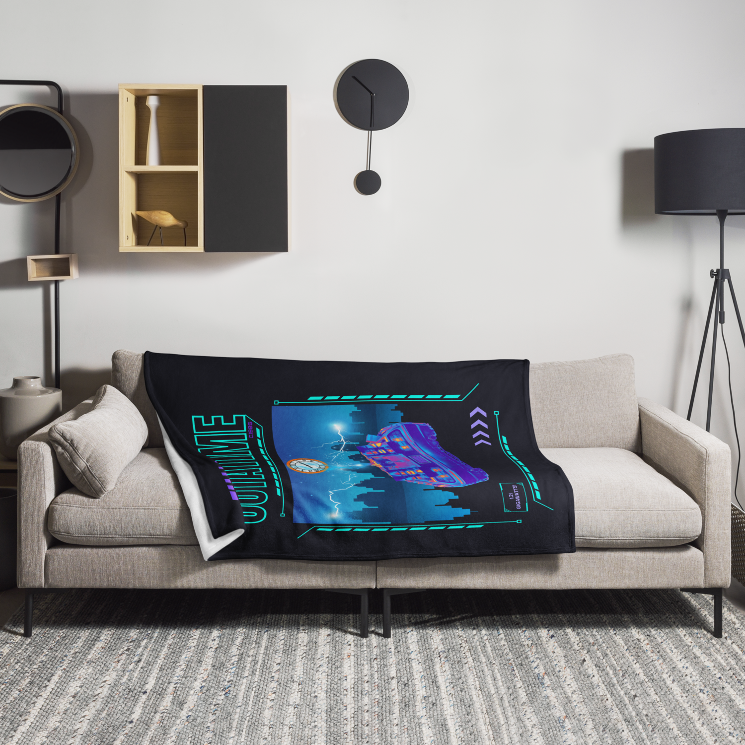 Throw Blanket - Travel Trauma - Outatime