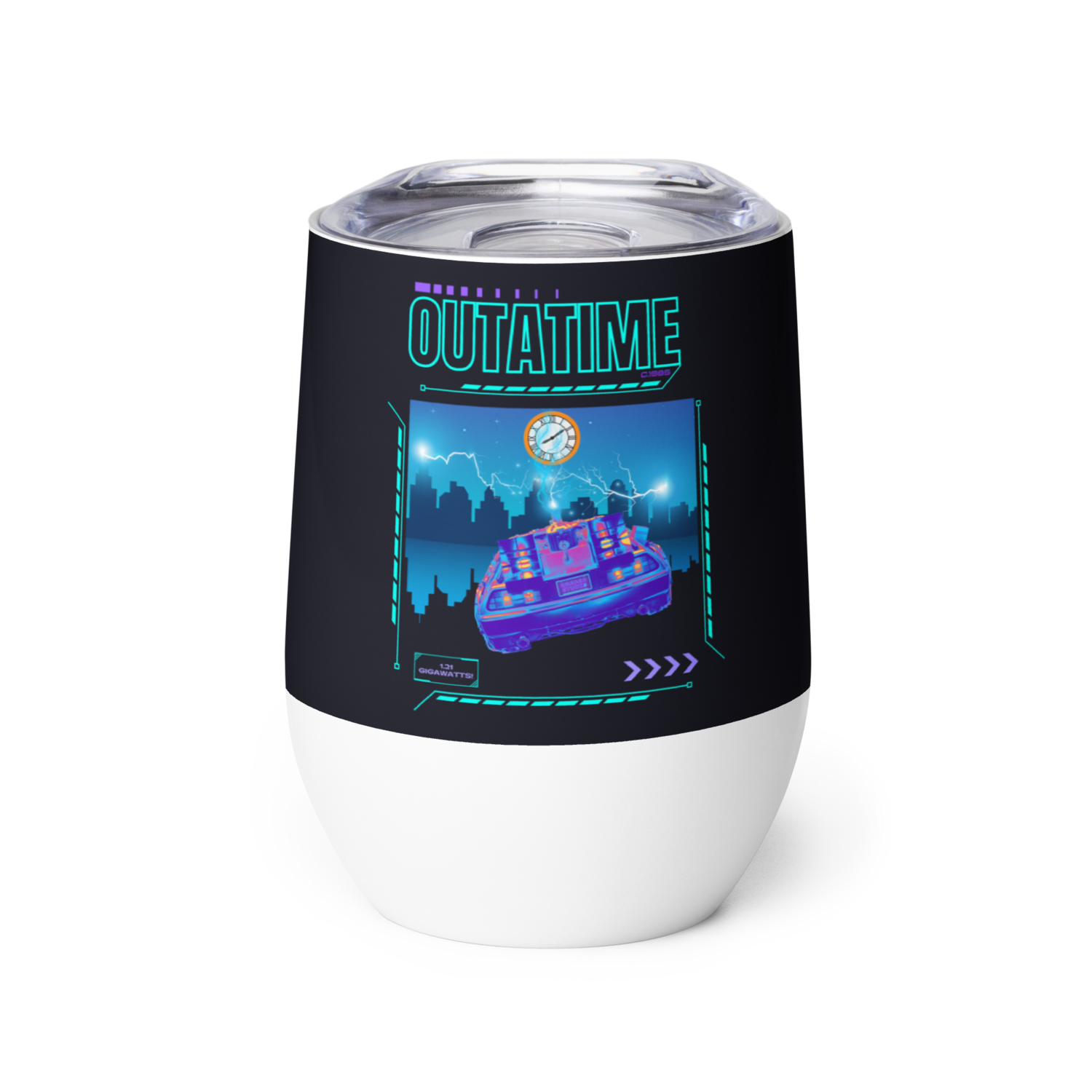 Wine tumbler - Travel Trauma - Outatime