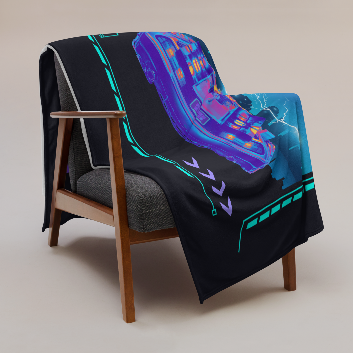 Throw Blanket - Travel Trauma - Outatime