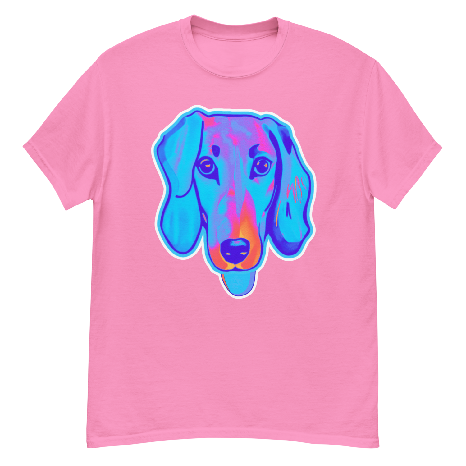Unisex classic tee - Dachshund Licks &amp; Kisses