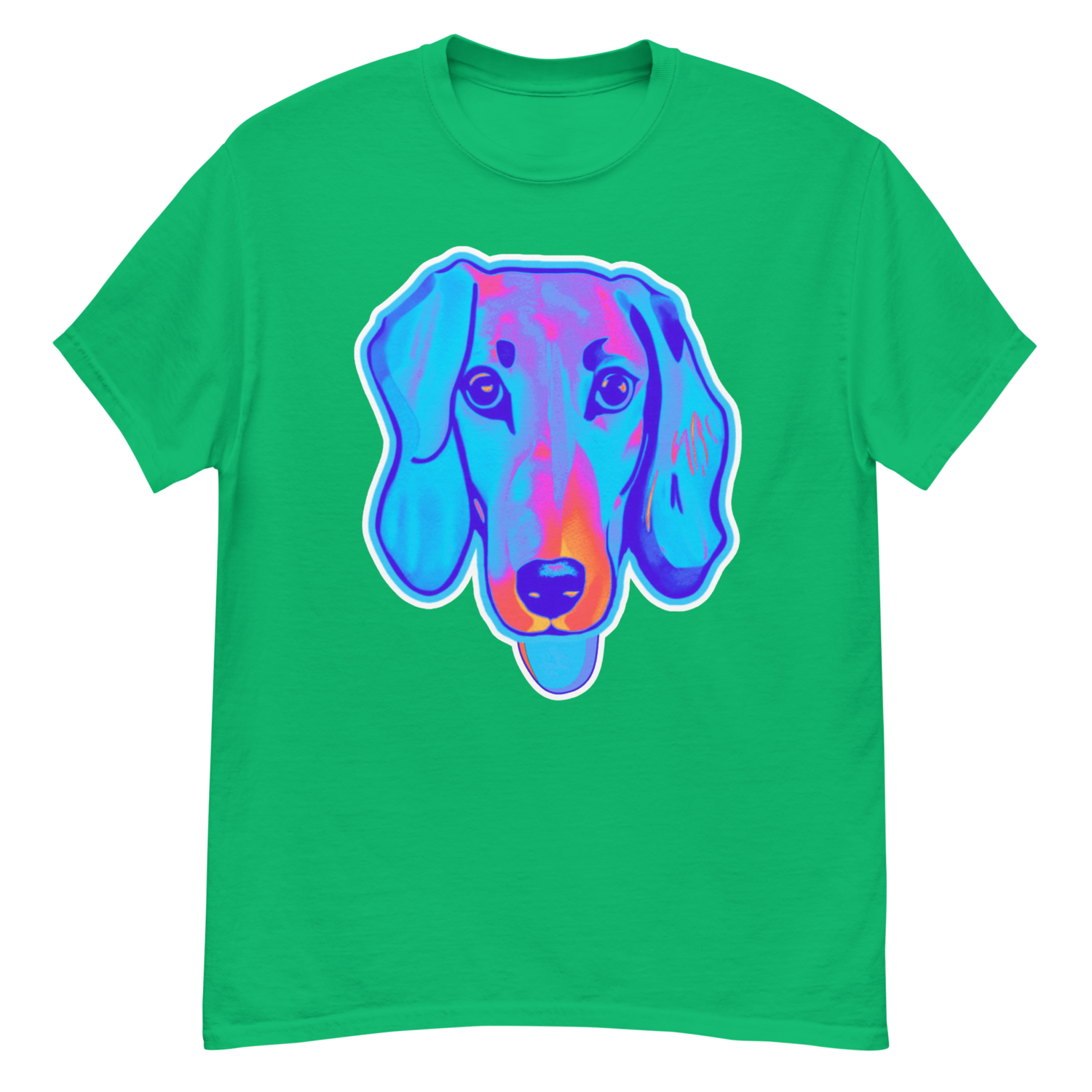 Unisex classic tee - Dachshund Licks &amp; Kisses