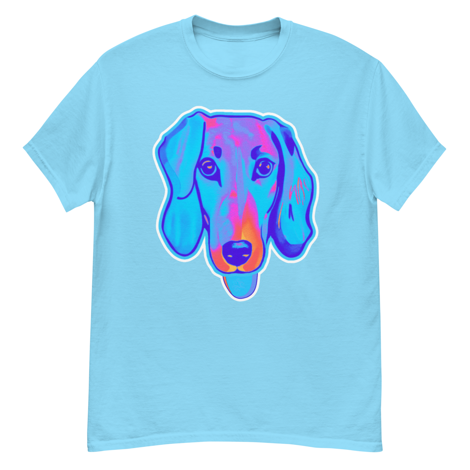 Unisex classic tee - Dachshund Licks &amp; Kisses