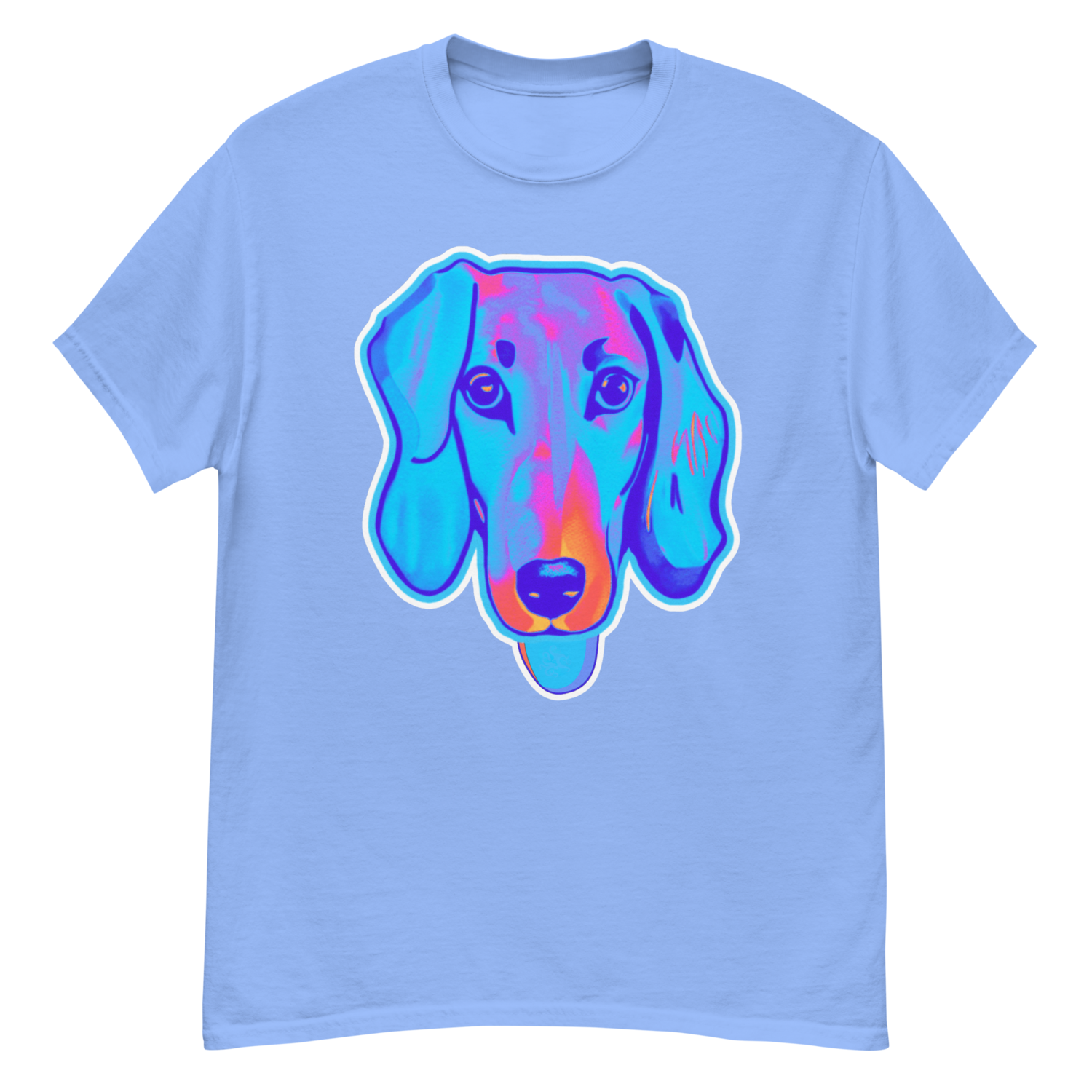 Unisex classic tee - Dachshund Licks &amp; Kisses