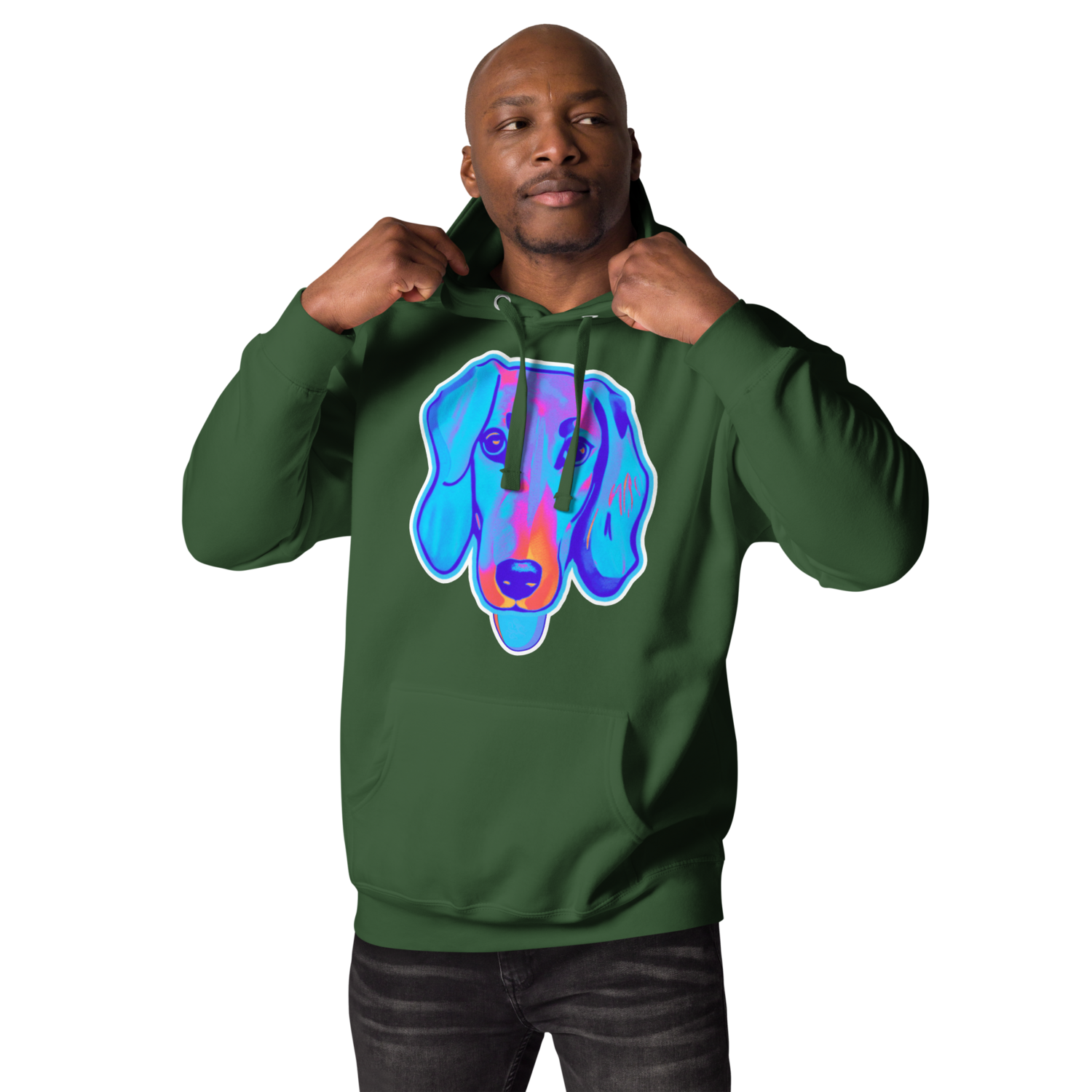 Unisex Hoodie - Dachshund Licks &amp; Kisses