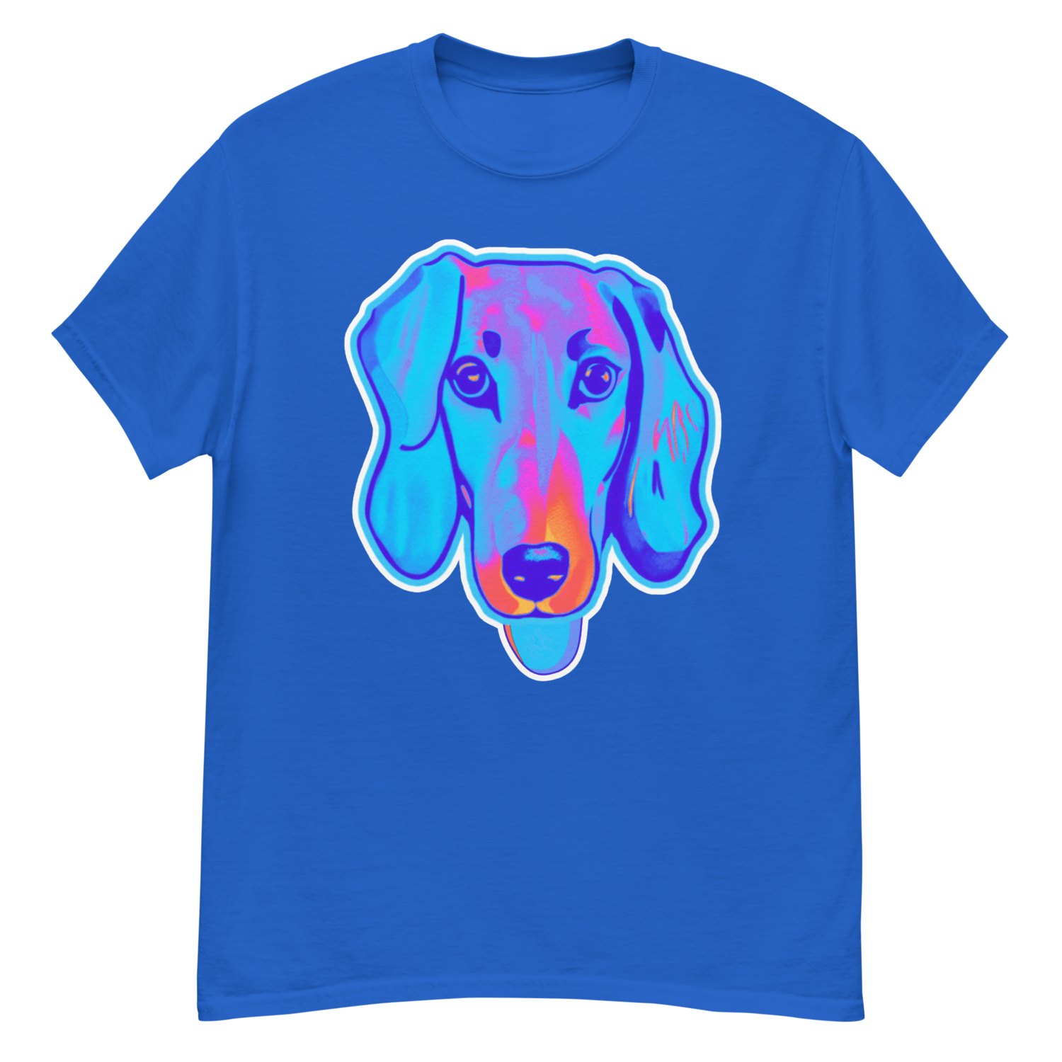 Unisex classic tee - Dachshund Licks &amp; Kisses