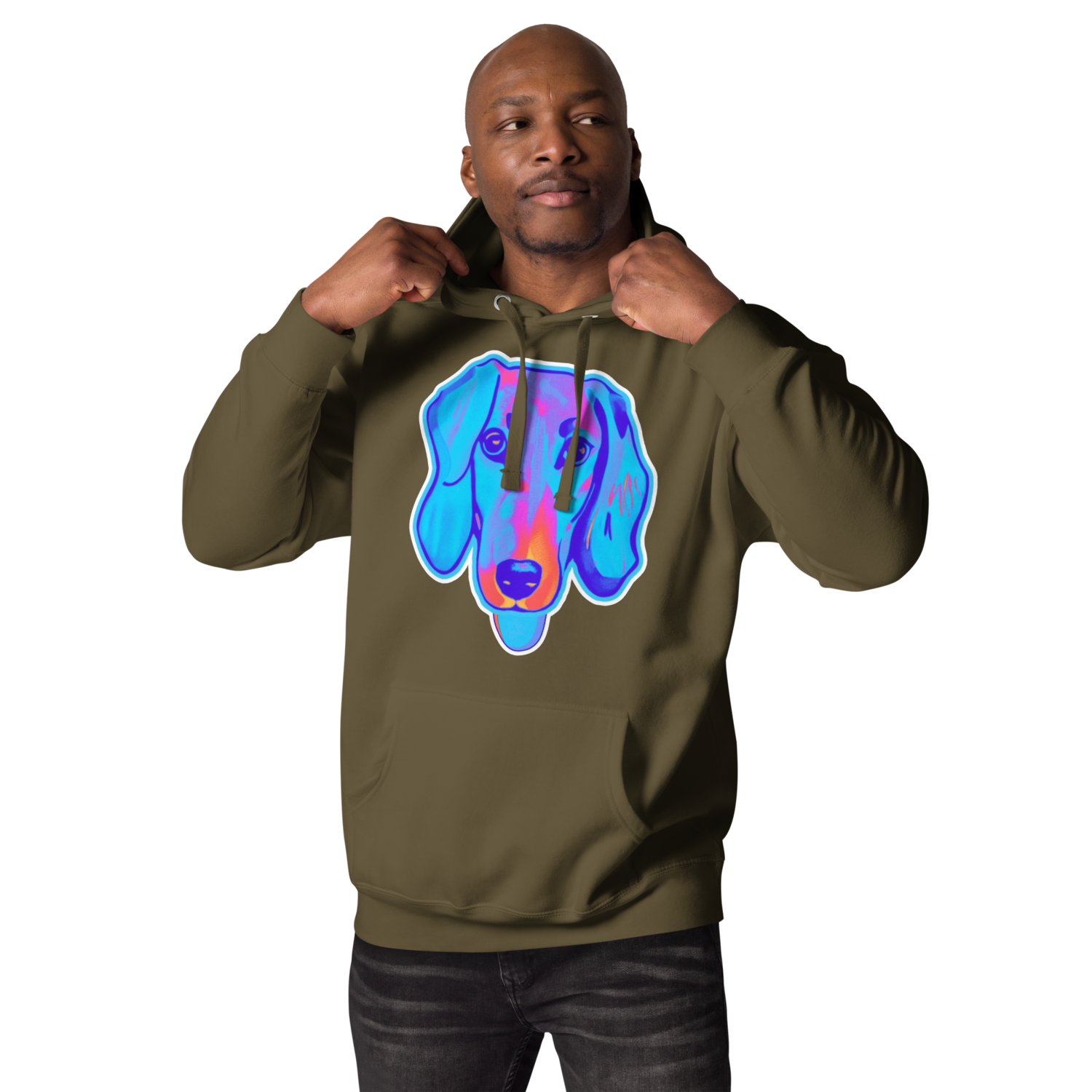 Unisex Hoodie - Dachshund Licks &amp; Kisses