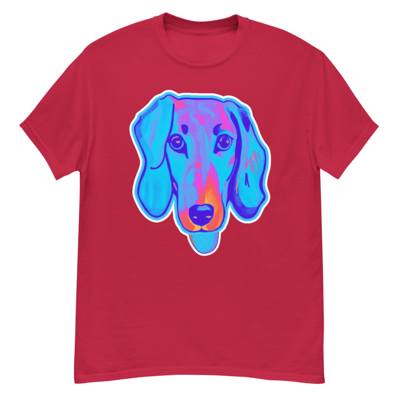 Unisex classic tee - Dachshund Licks &amp; Kisses