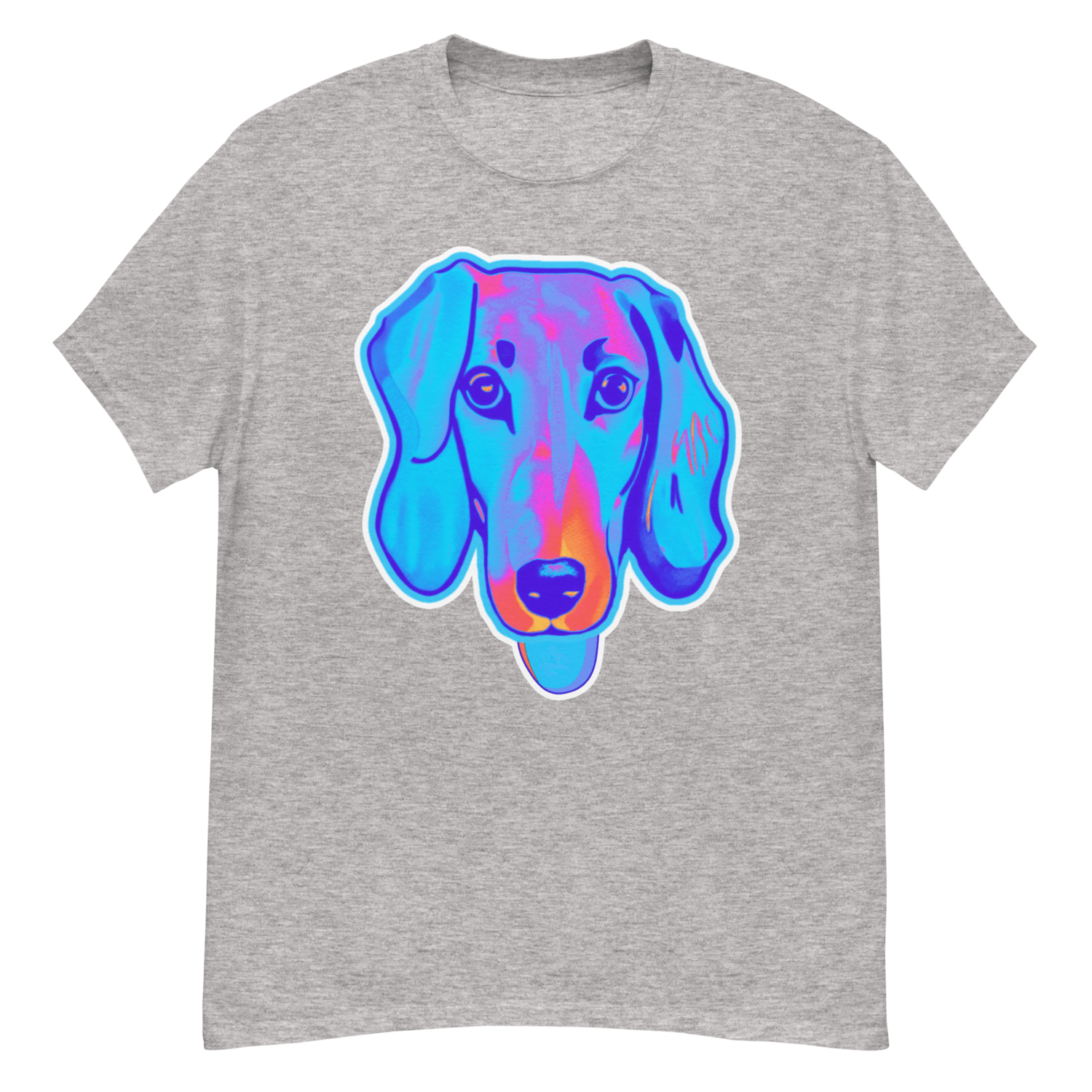 Unisex classic tee - Dachshund Licks &amp; Kisses