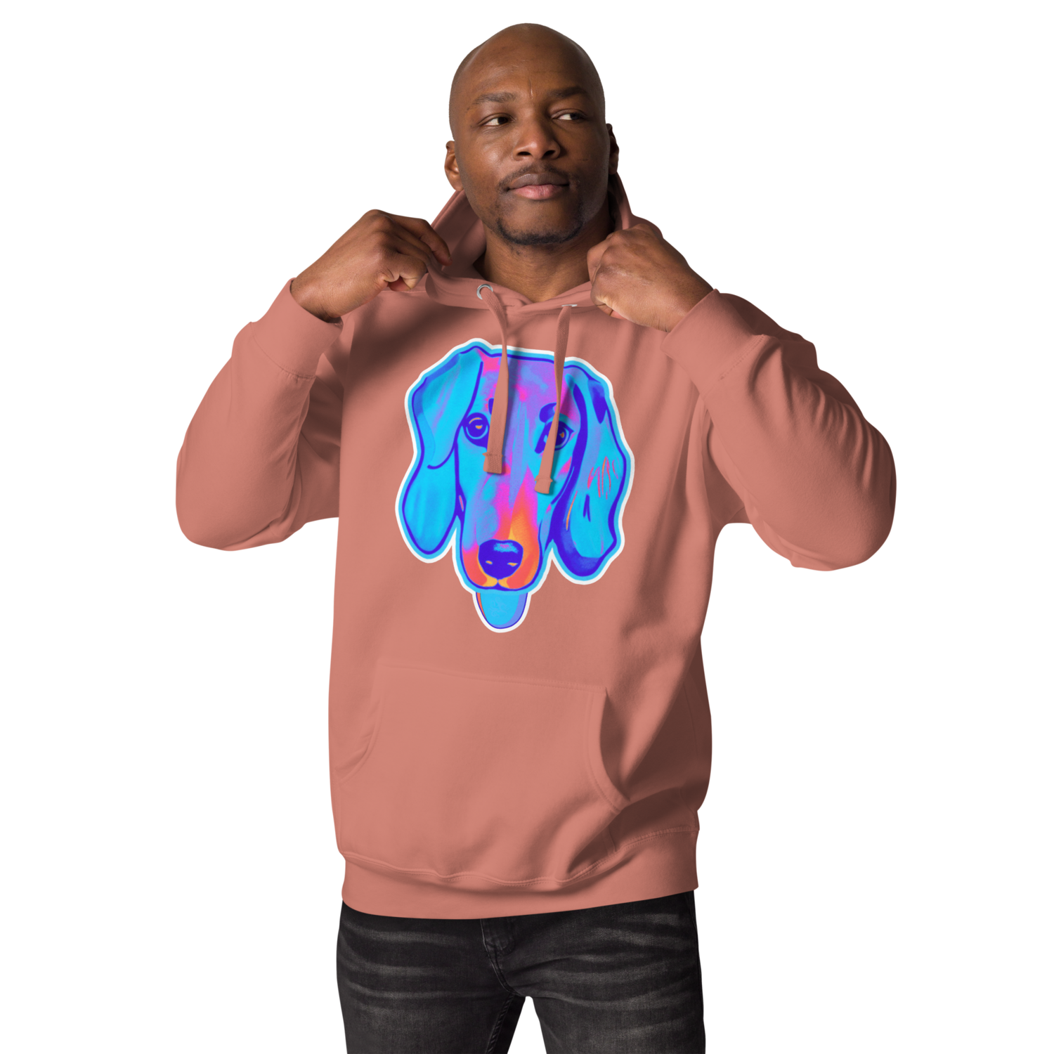 Unisex Hoodie - Dachshund Licks &amp; Kisses