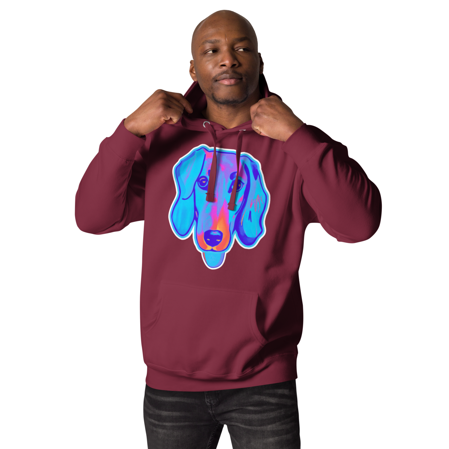 Unisex Hoodie - Dachshund Licks &amp; Kisses