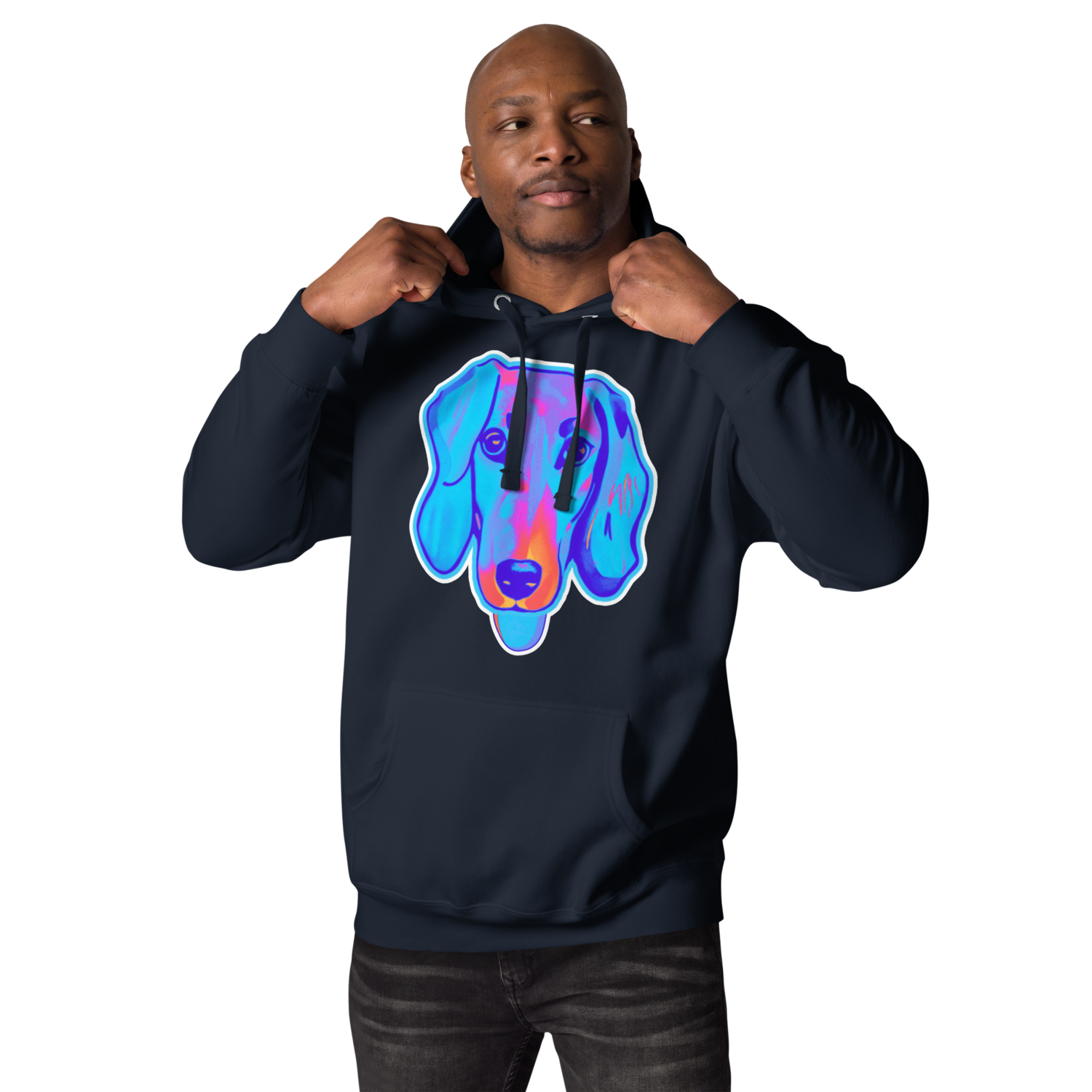 Unisex Hoodie - Dachshund Licks &amp; Kisses