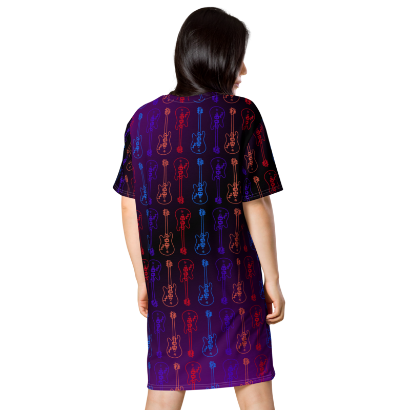 Dress T-shirt - Streetwear - Guitar Purple Rain