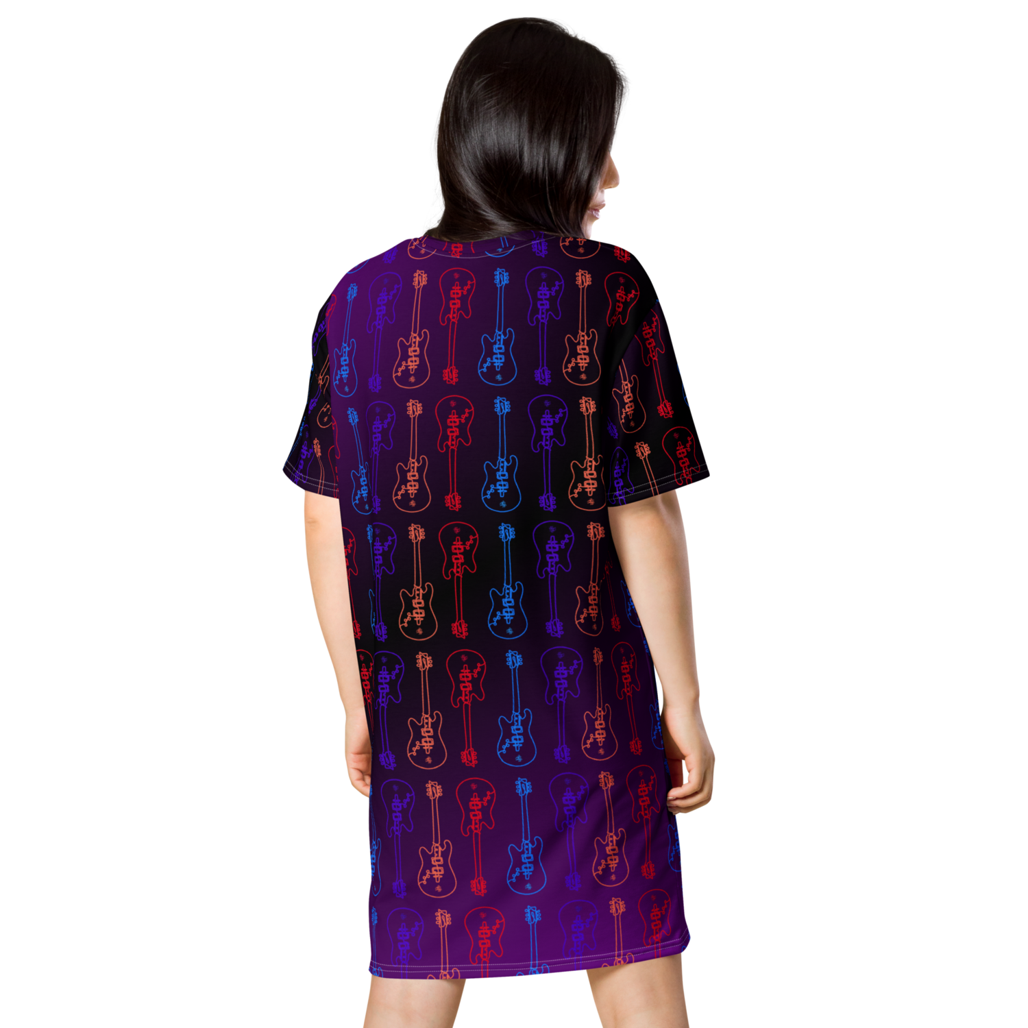 Dress T-shirt - Streetwear - Guitar Purple Rain