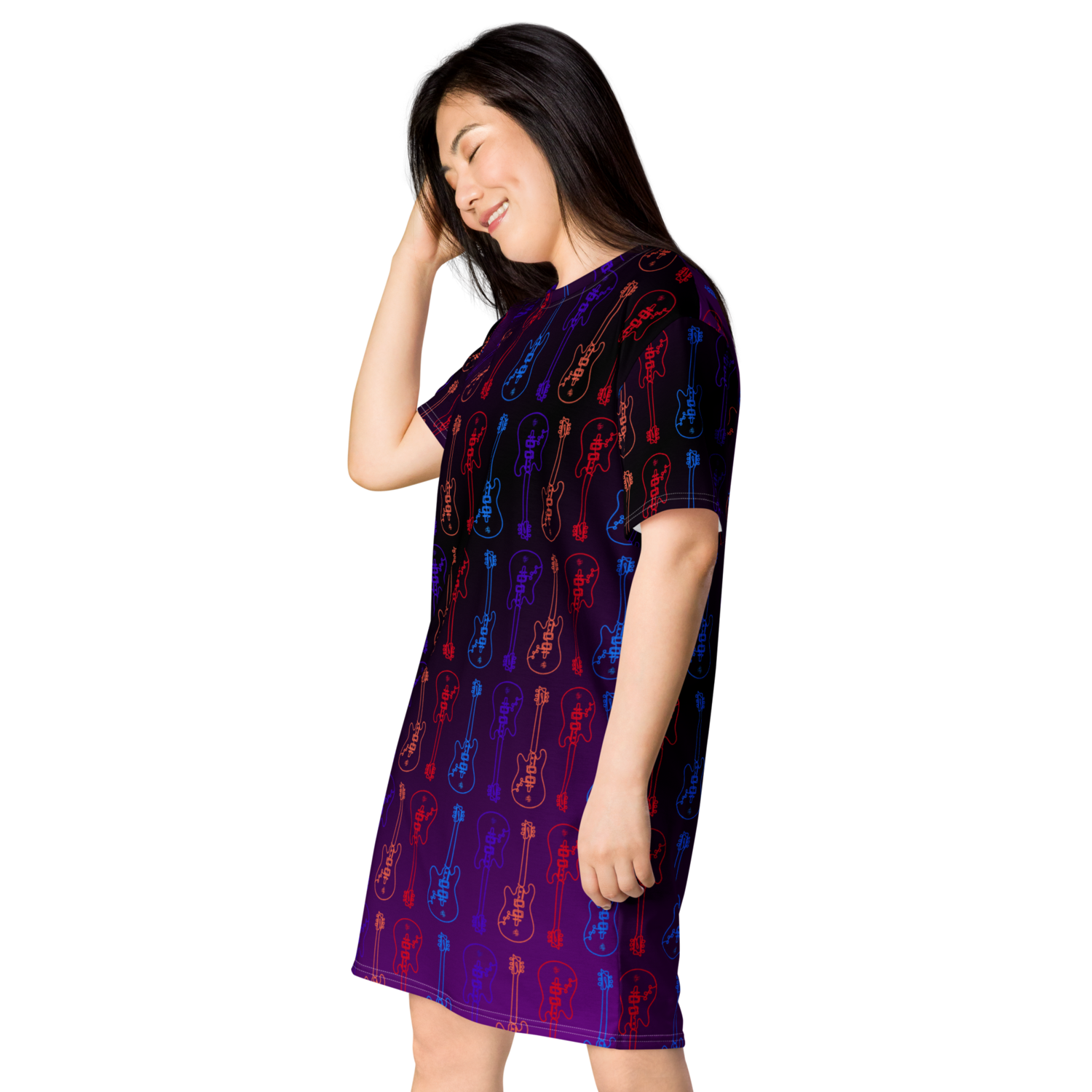 Dress T-shirt - Streetwear - Guitar Purple Rain