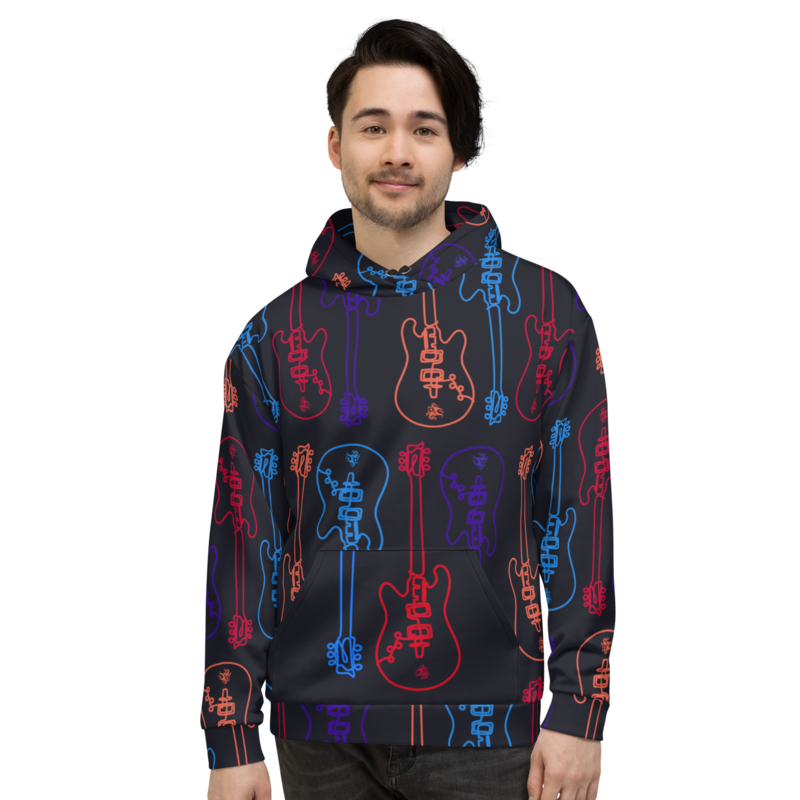 Unisex Hoodie - Studio Guitar - Black Sabbath