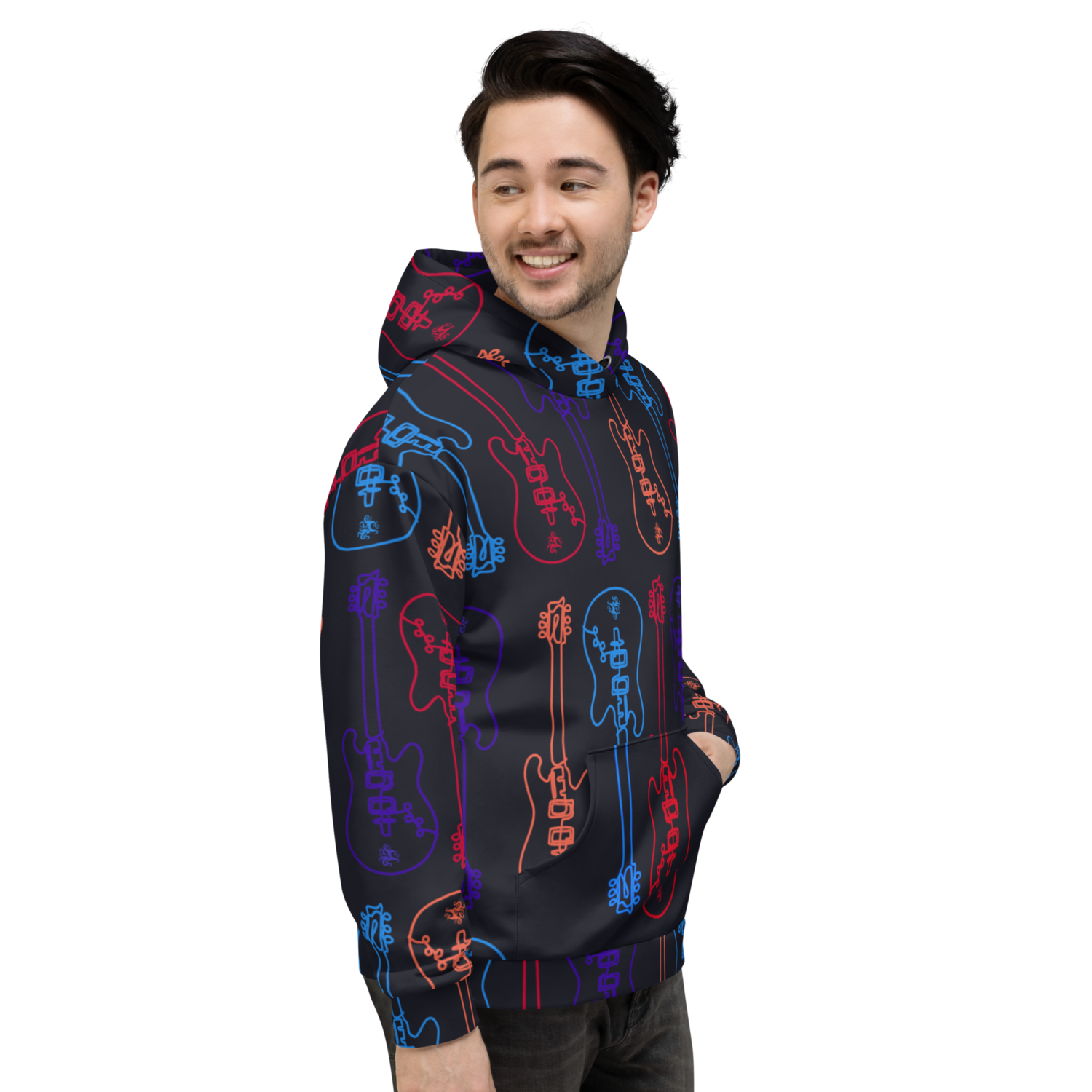 Unisex Hoodie - Studio Guitar - Black Sabbath